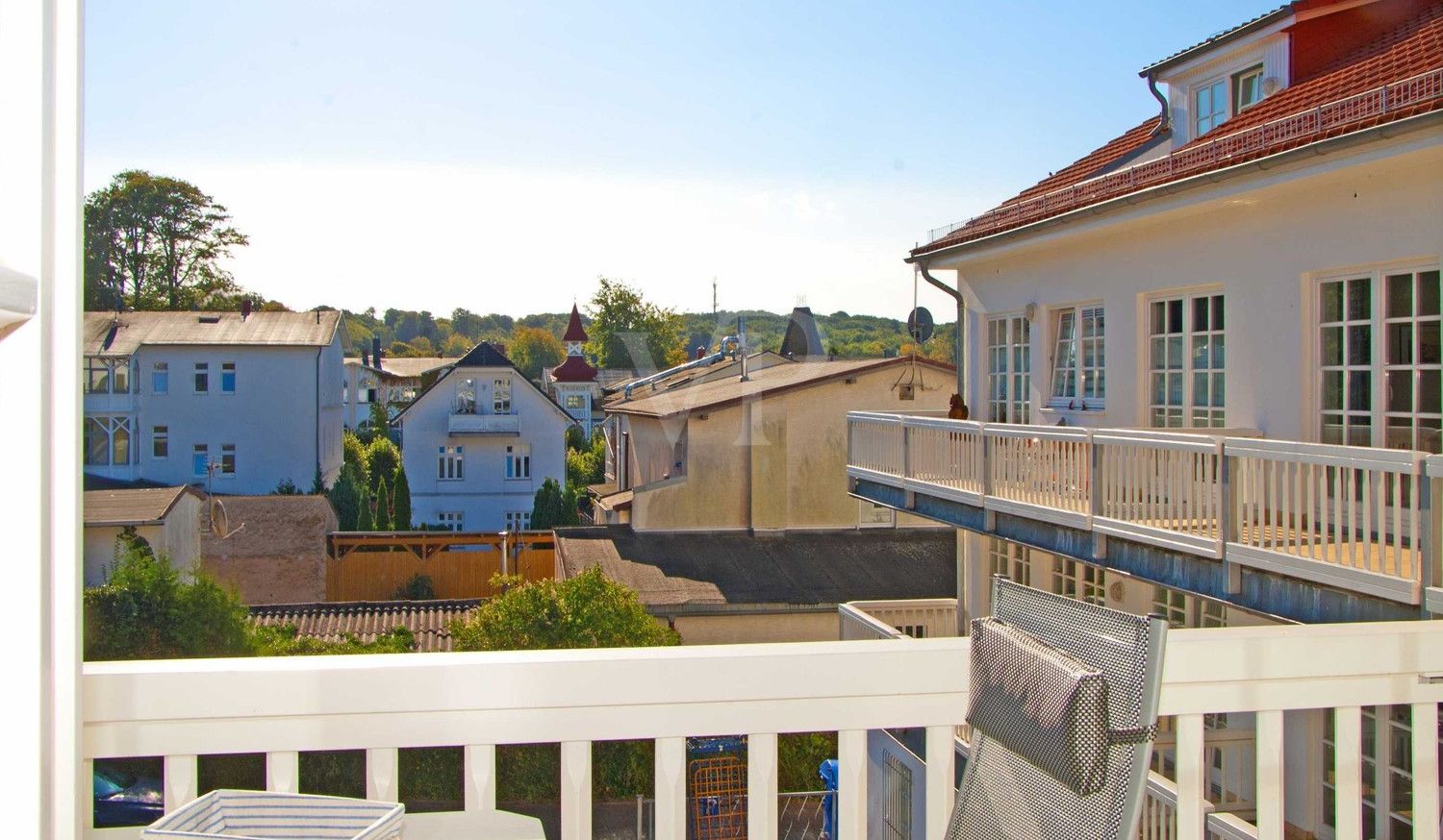 Ausblick vom Balkon