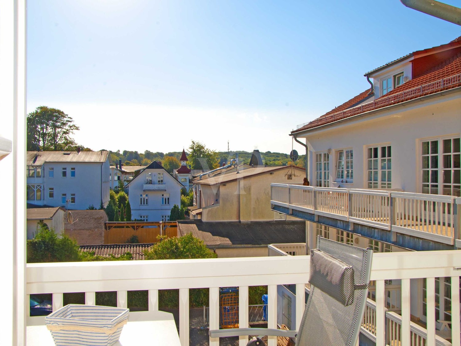 Ausblick vom Balkon