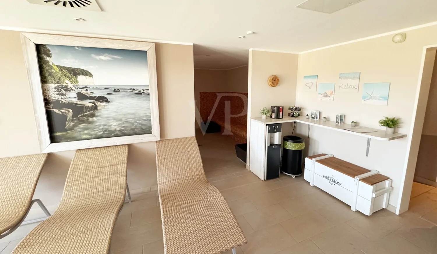 Komfortable Ferienwohnung mit Balkon und Wellnessbereich in Villa Meeresblick