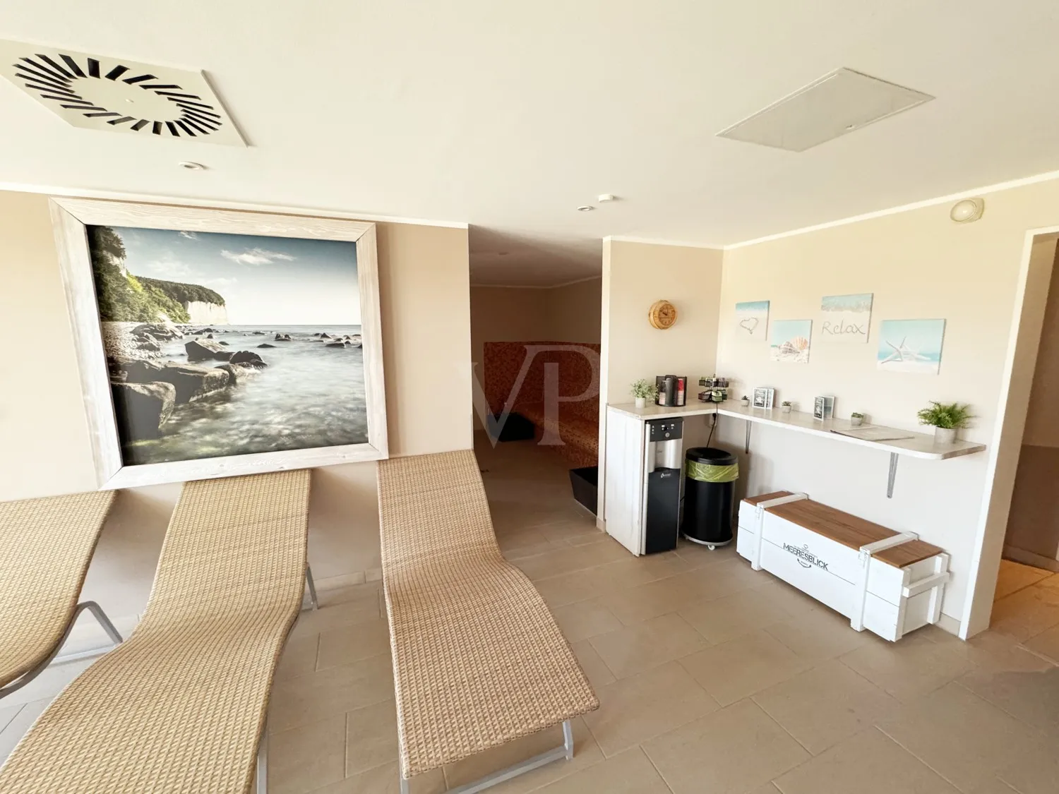 Komfortable Ferienwohnung mit Balkon und Wellnessbereich in Villa Meeresblick