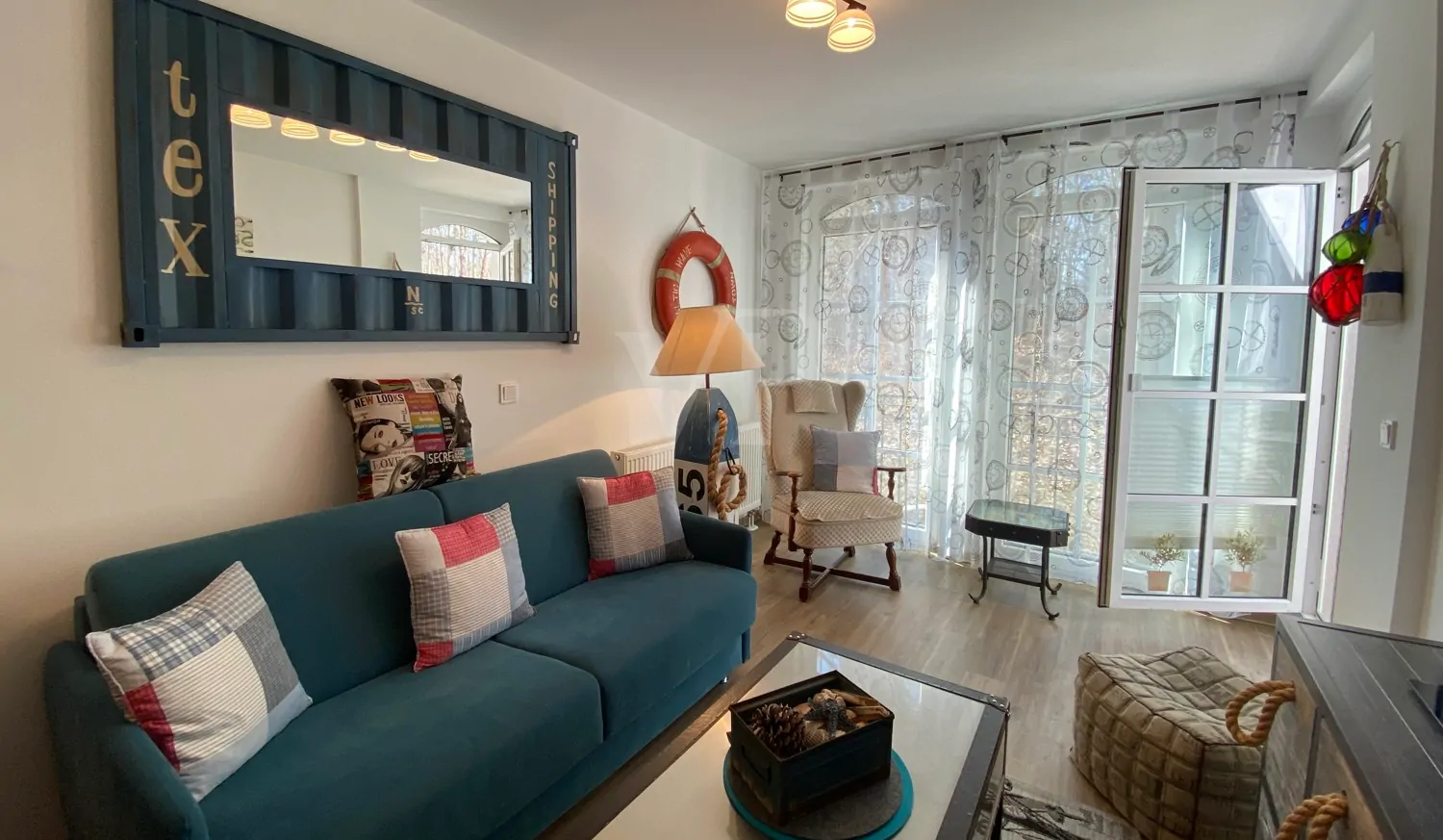 Komfortable Ferienwohnung mit Balkon und Wellnessbereich in Villa Meeresblick