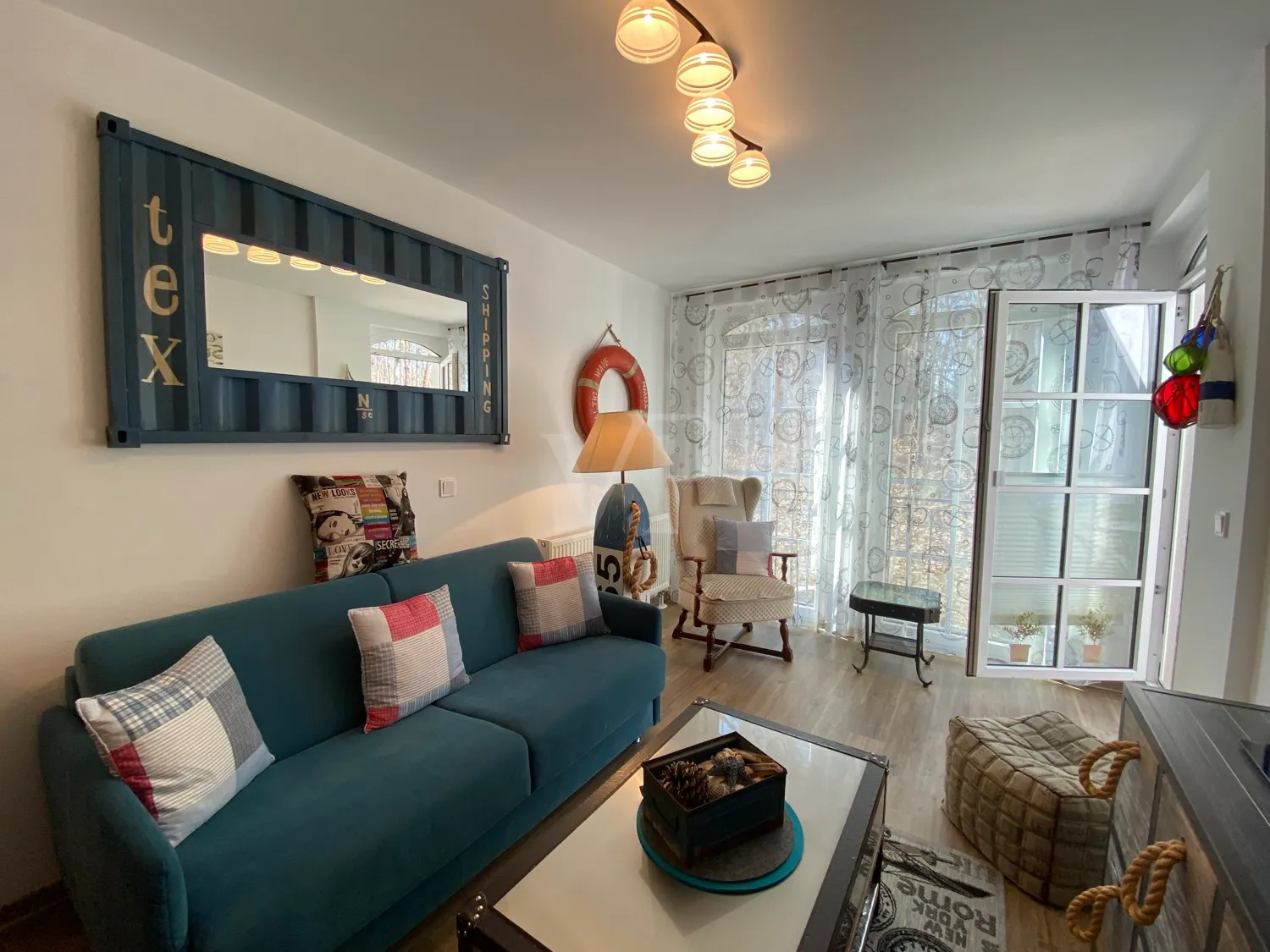 Komfortable Ferienwohnung mit Balkon und Wellnessbereich in Villa Meeresblick