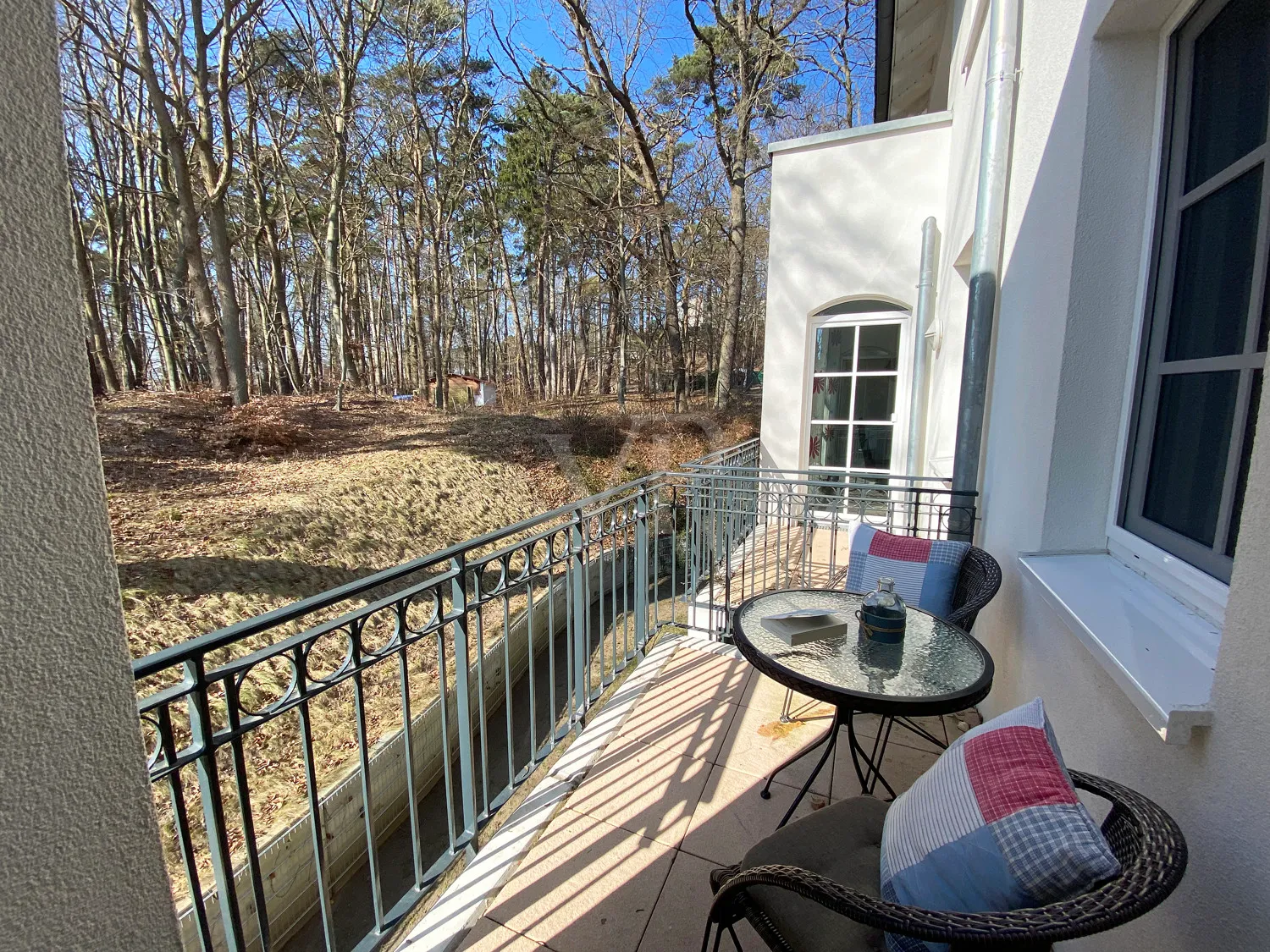 Komfortable Ferienwohnung mit Balkon und Wellnessbereich in Villa Meeresblick