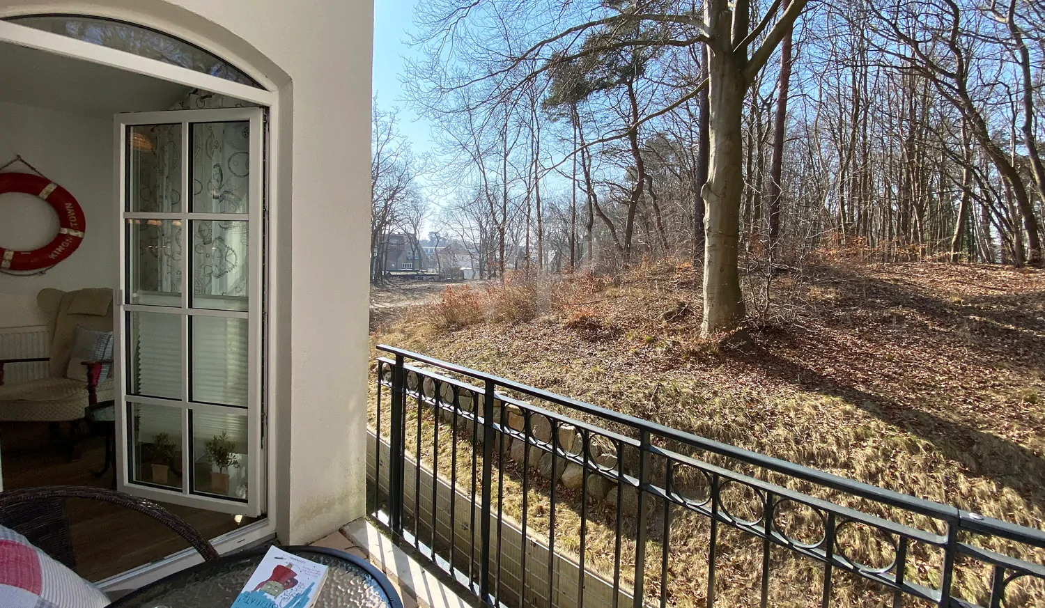 Komfortable Ferienwohnung mit Balkon und Wellnessbereich in Villa Meeresblick