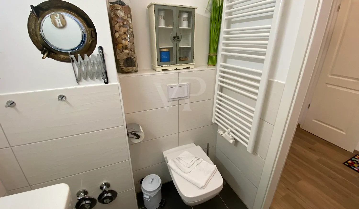 Komfortable Ferienwohnung mit Balkon und Wellnessbereich in Villa Meeresblick