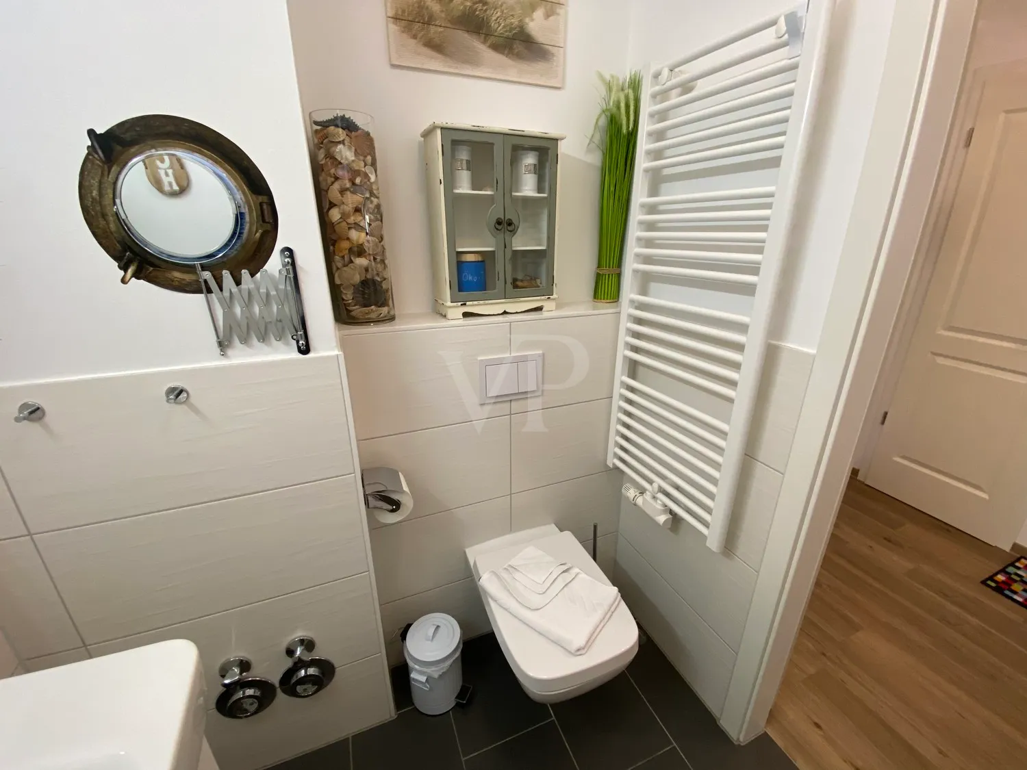 Komfortable Ferienwohnung mit Balkon und Wellnessbereich in Villa Meeresblick