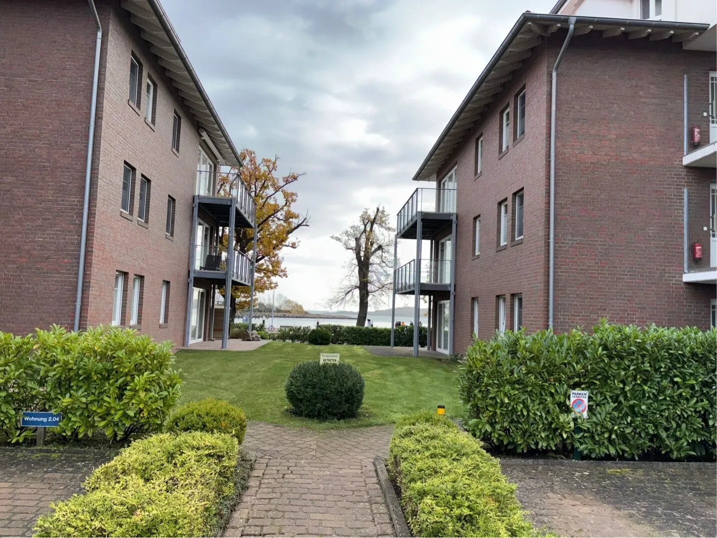 Blick in Richtung Hafen Lauterbach