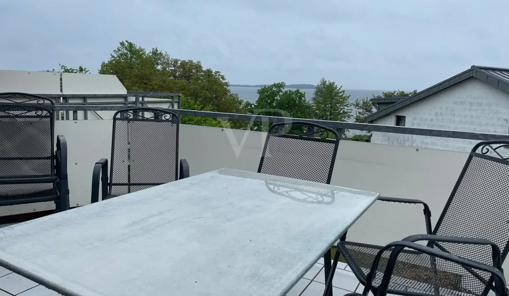 Villa Vilmblick: Komfortable 4-Zimmer-Wohnung mit Boddenblick