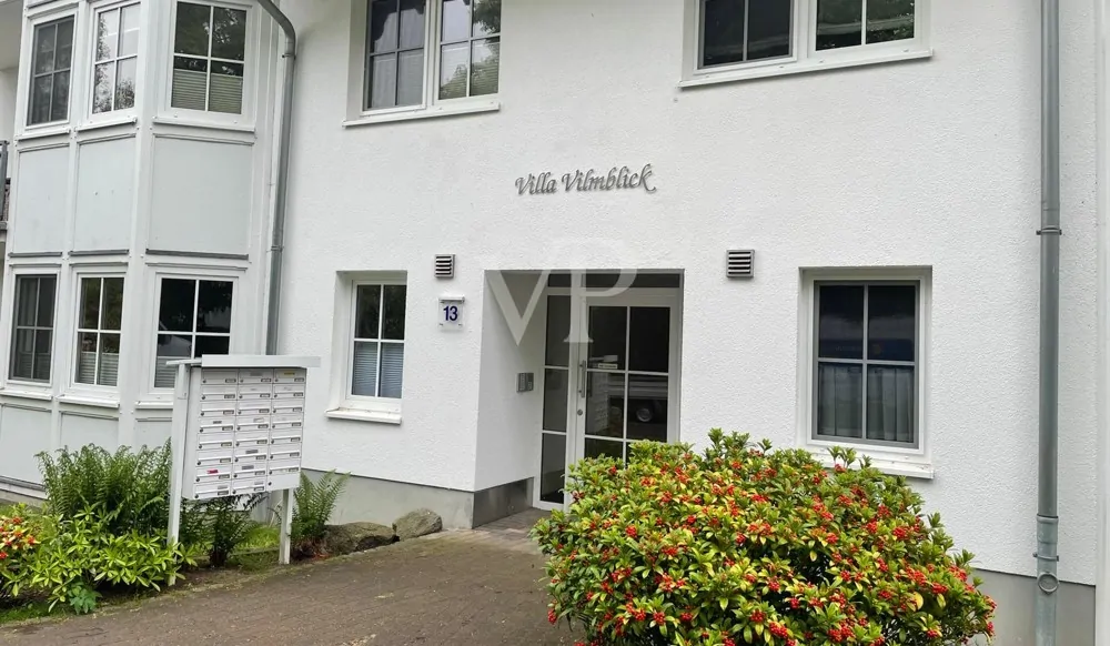 Villa Vilmblick: Komfortable 4-Zimmer-Wohnung mit Boddenblick