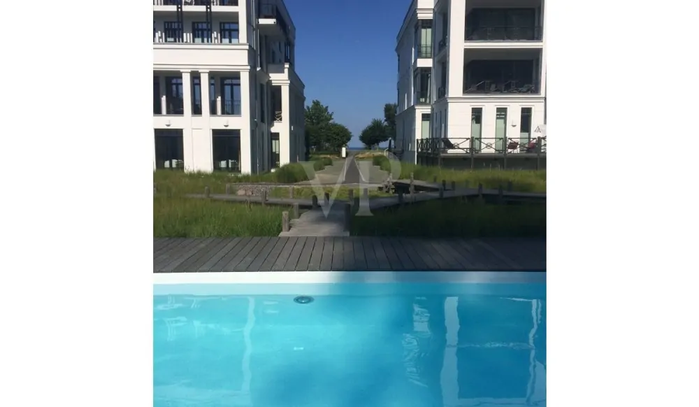 Appartement mit Meerblick und Möglichkeit zum VIP-Zugang zum Sky-Schwimmbad