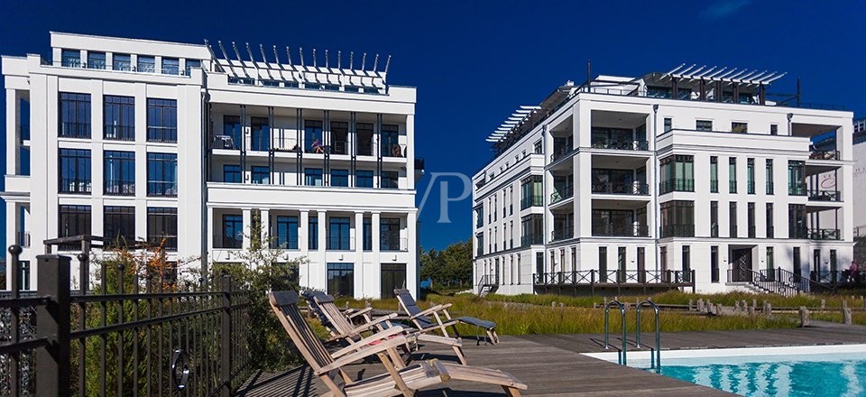 Appartement mit Meerblick und Möglichkeit zum VIP-Zugang zum Sky-Schwimmbad