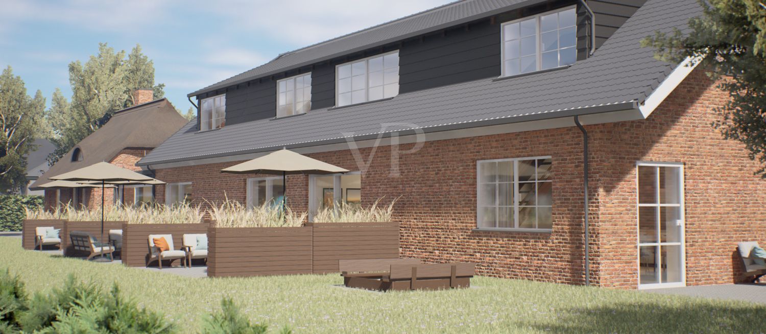 Apartmenthaus mit Garten