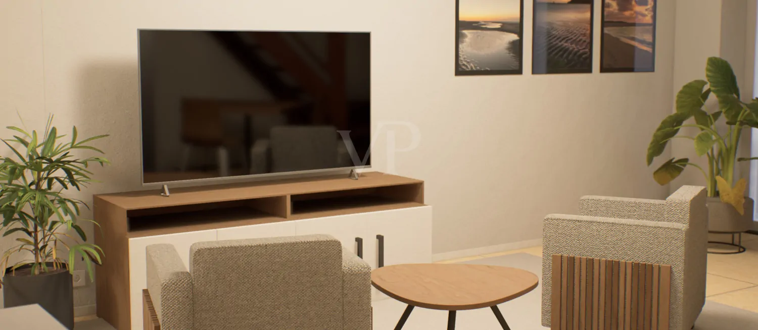 Wohnung 02 Muster-Bsp. Wohnbereich