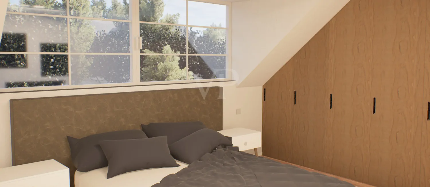 Wohnung 02 Muster-Bsp. Schlafzimmer