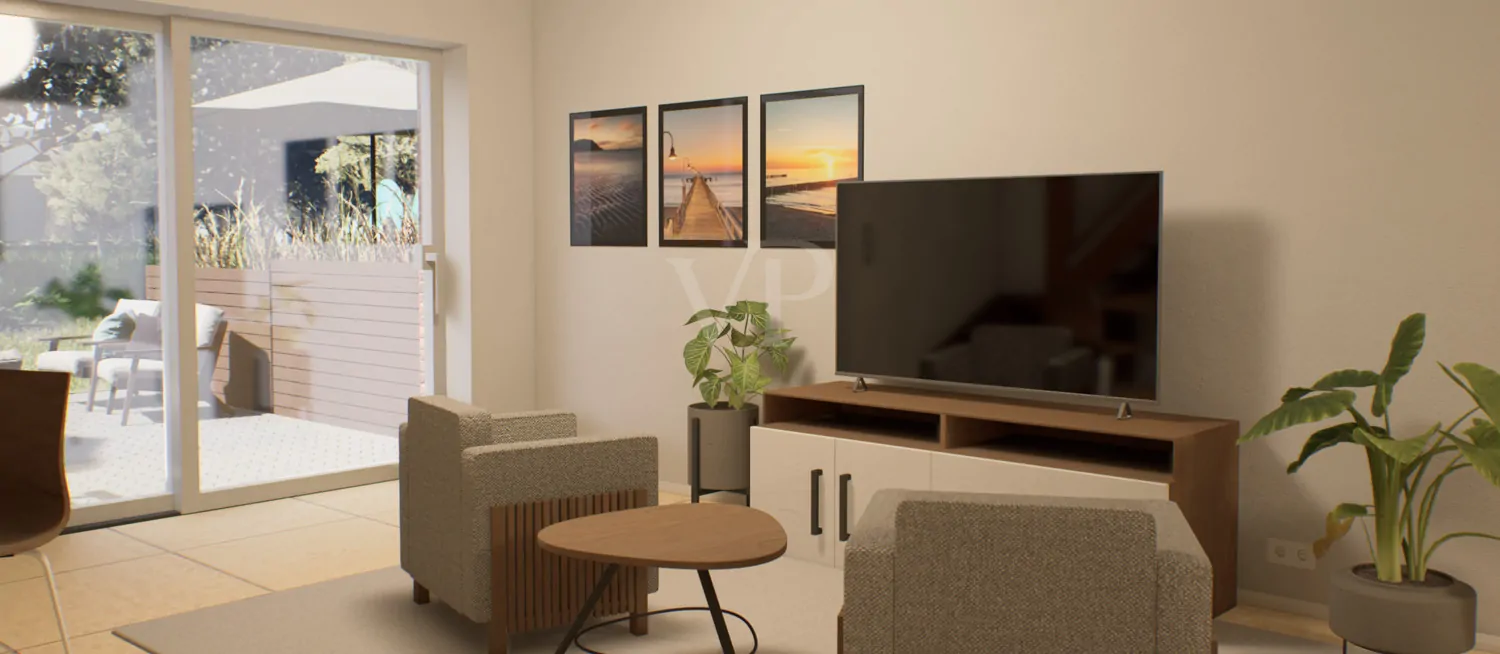 Wohnung 01 Muster-Bsp. Wohnbereich