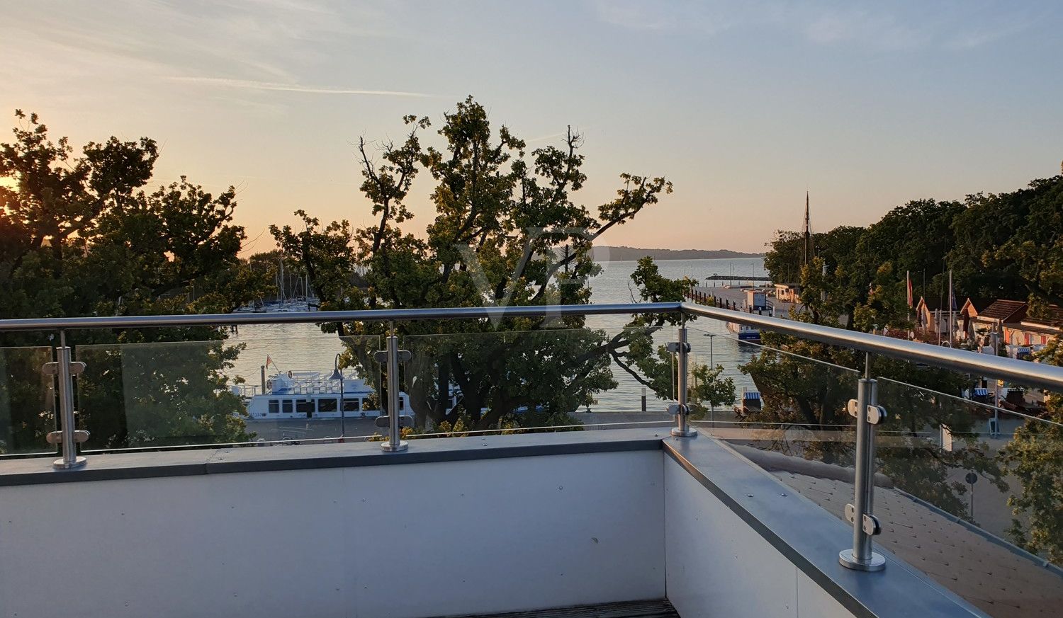 Penthouse mit Meerblick in Hafenresidenz Lauterbach