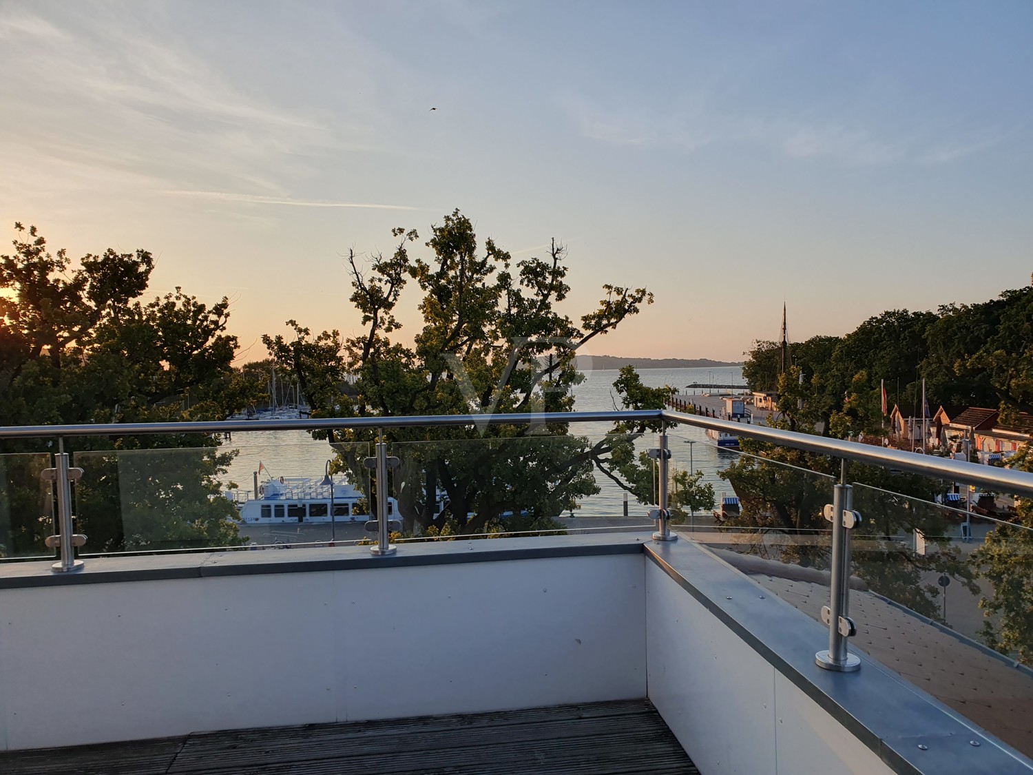 Penthouse mit Meerblick in Hafenresidenz Lauterbach