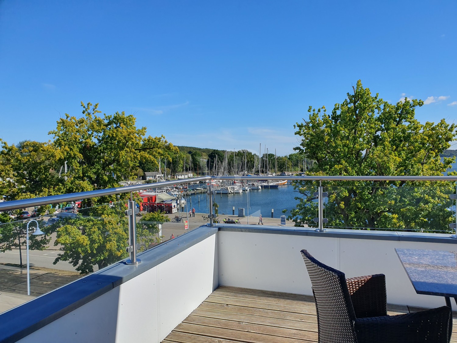 Penthouse mit Meerblick in Hafenresidenz Lauterbach