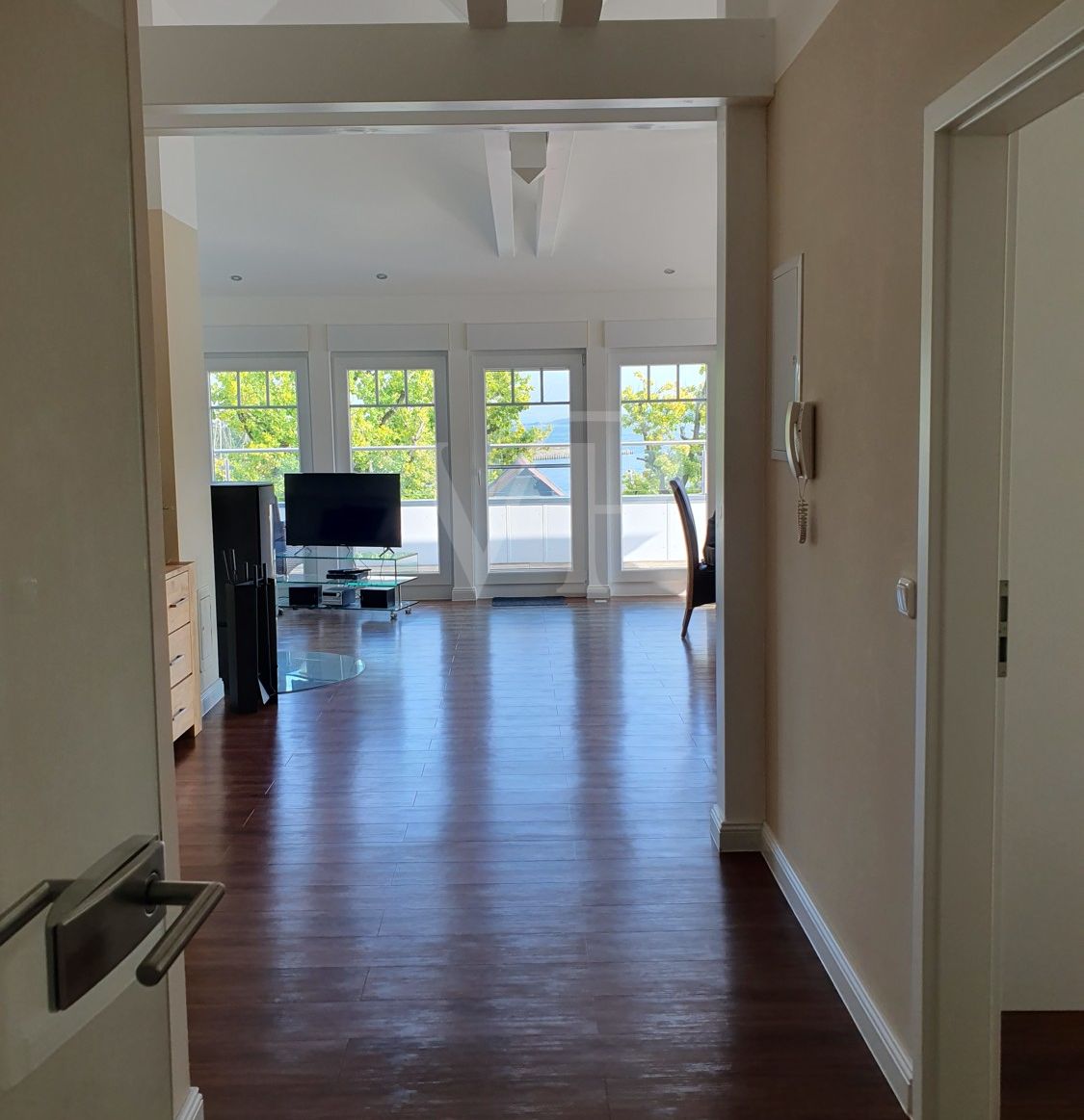 Penthouse mit Meerblick in Hafenresidenz Lauterbach