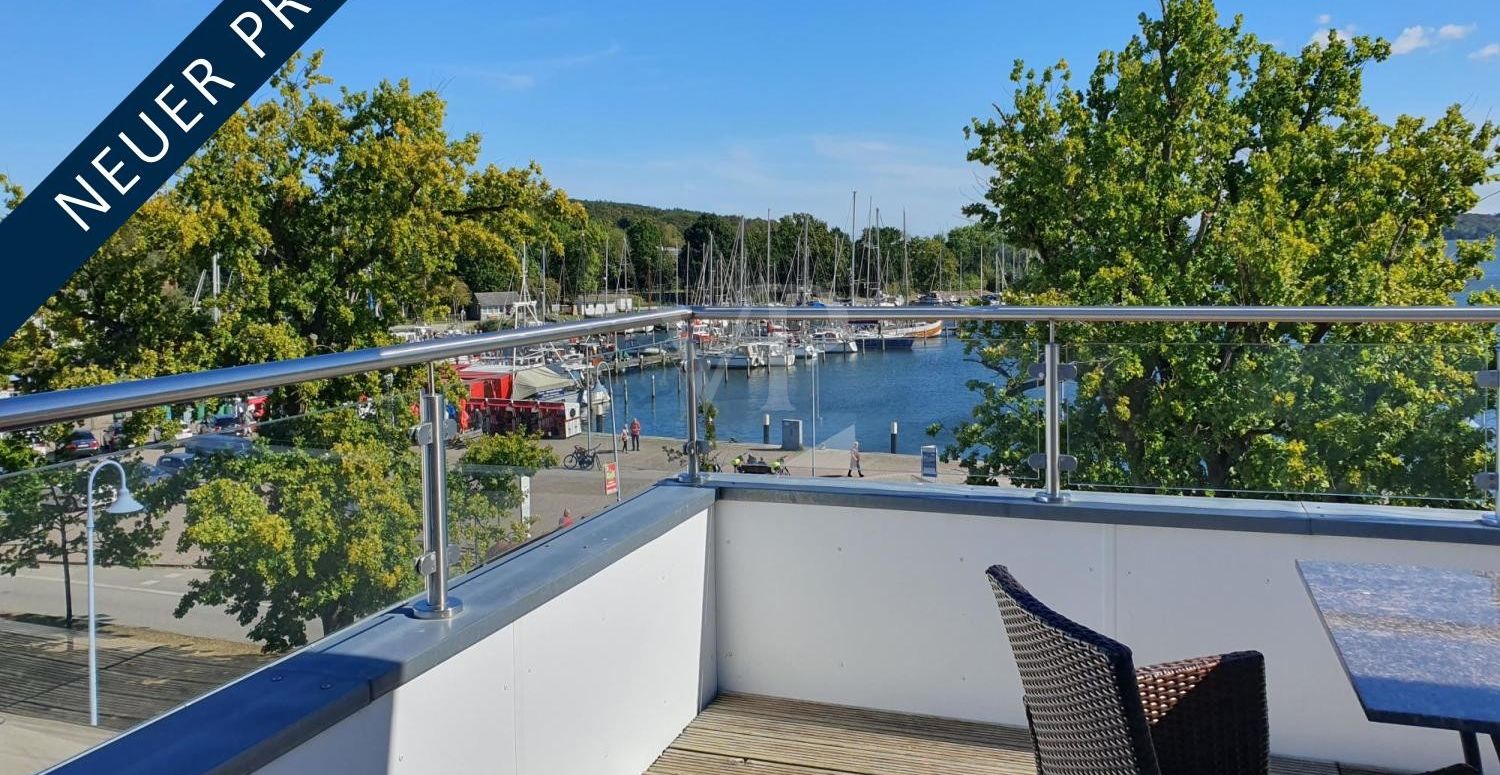 Penthouse mit Meerblick in Hafenresidenz Lauterbach