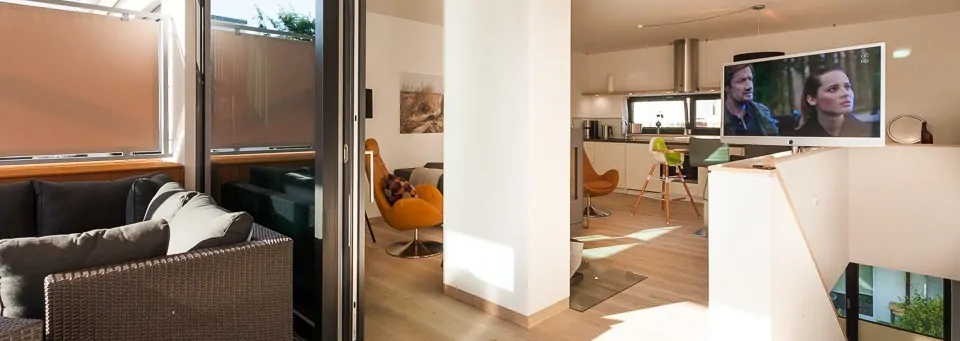 Exponiertes Penthouse am Hochufer: Moderne Architektur trifft Ostseenähe