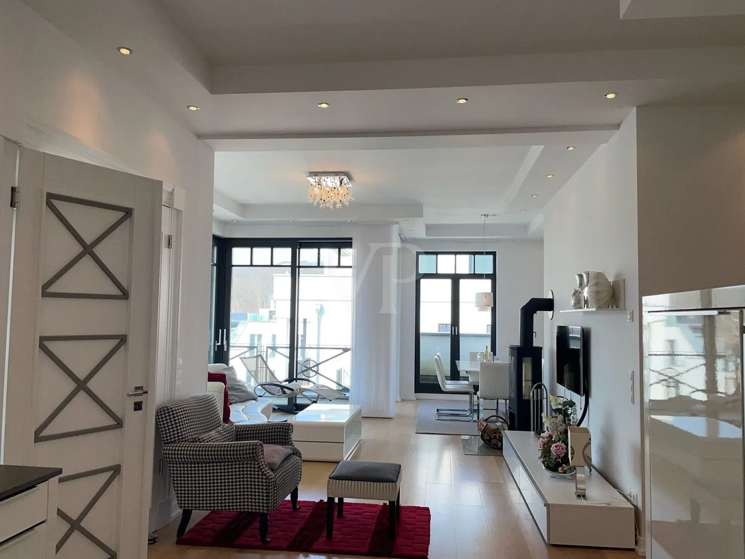 Wohnzimmer mit Essecke