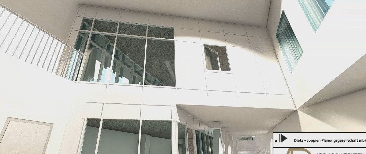 Architektenvisualisierung Gewerbeeinheit 1 UG.