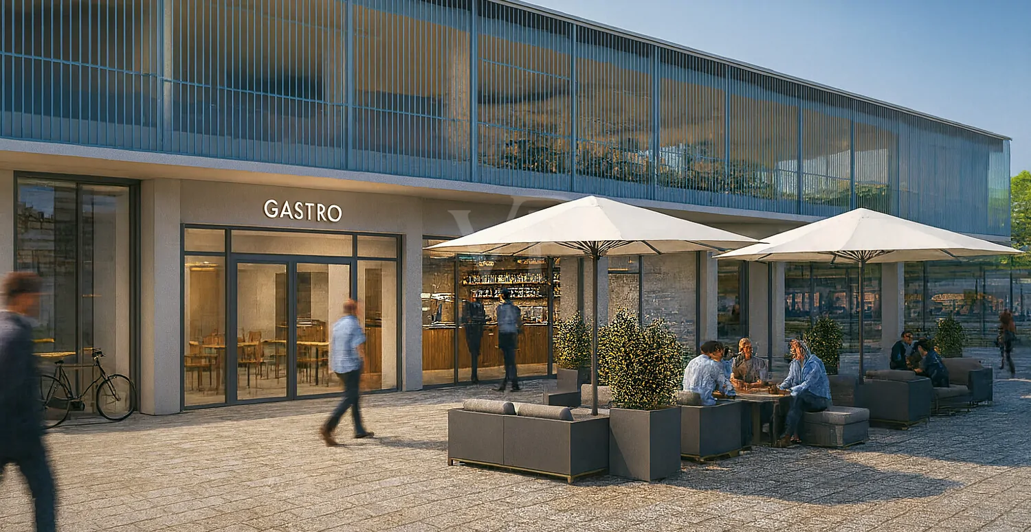 Gastronomieflaeche beispielhafte Darstellung