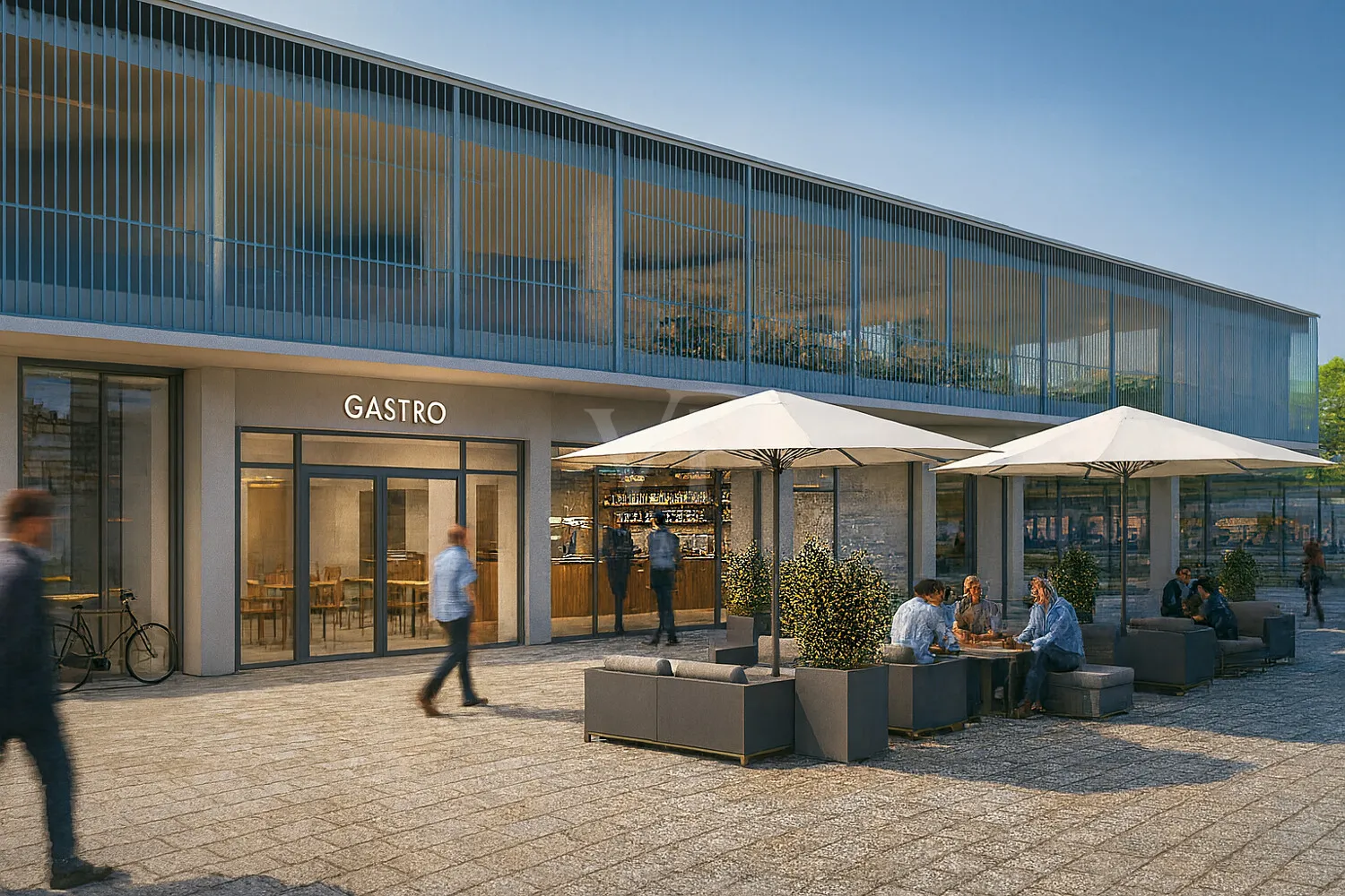 Gastronomieflaeche beispielhafte Darstellung