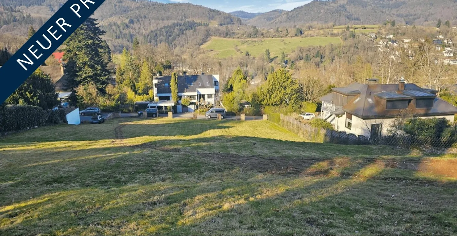 Neuer Preis: Schloß-Wolfsbrunnenweg Heidelberg: sonniges Baugrundstück mit Aussicht