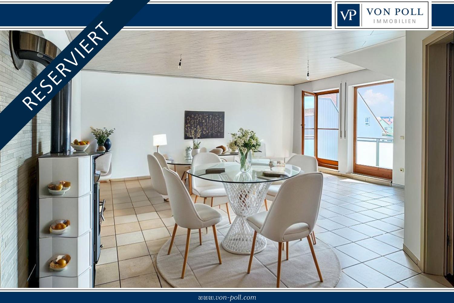 Reserviert: Helle 4-Zimmer-Wohnung mit optimaler Aufteilung und überdachtem Balkon