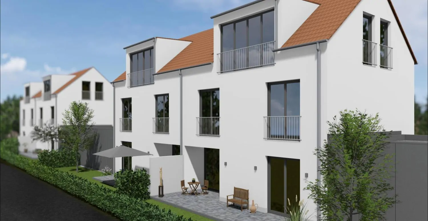 Grundstück inklusive Bauprojekt einer Doppelhauhälfte