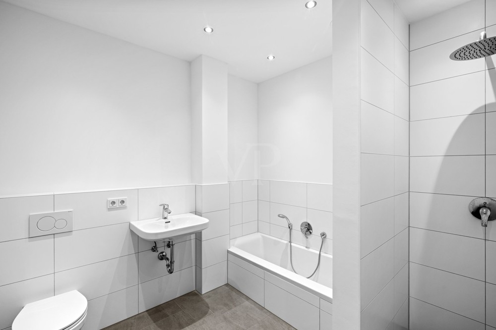 Barrierefreie 3-Zimmerwohnung mit bodentiefen Fenstern und 2 Bädern