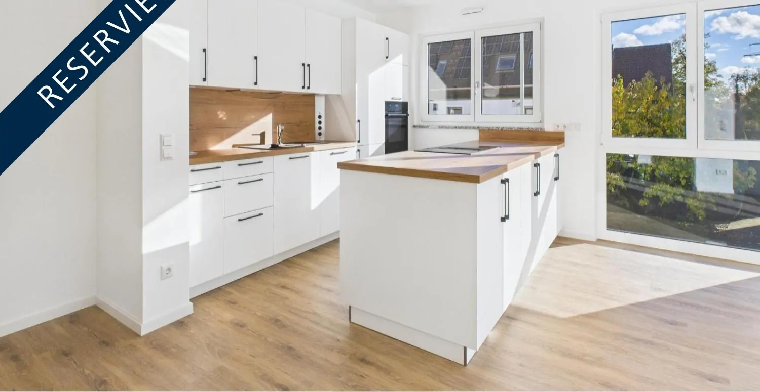 RESERVIERT Erstbezug: Offen-gestaltete 2-Zimmer-Wohnung mit Eckbalkon in Leitershofen