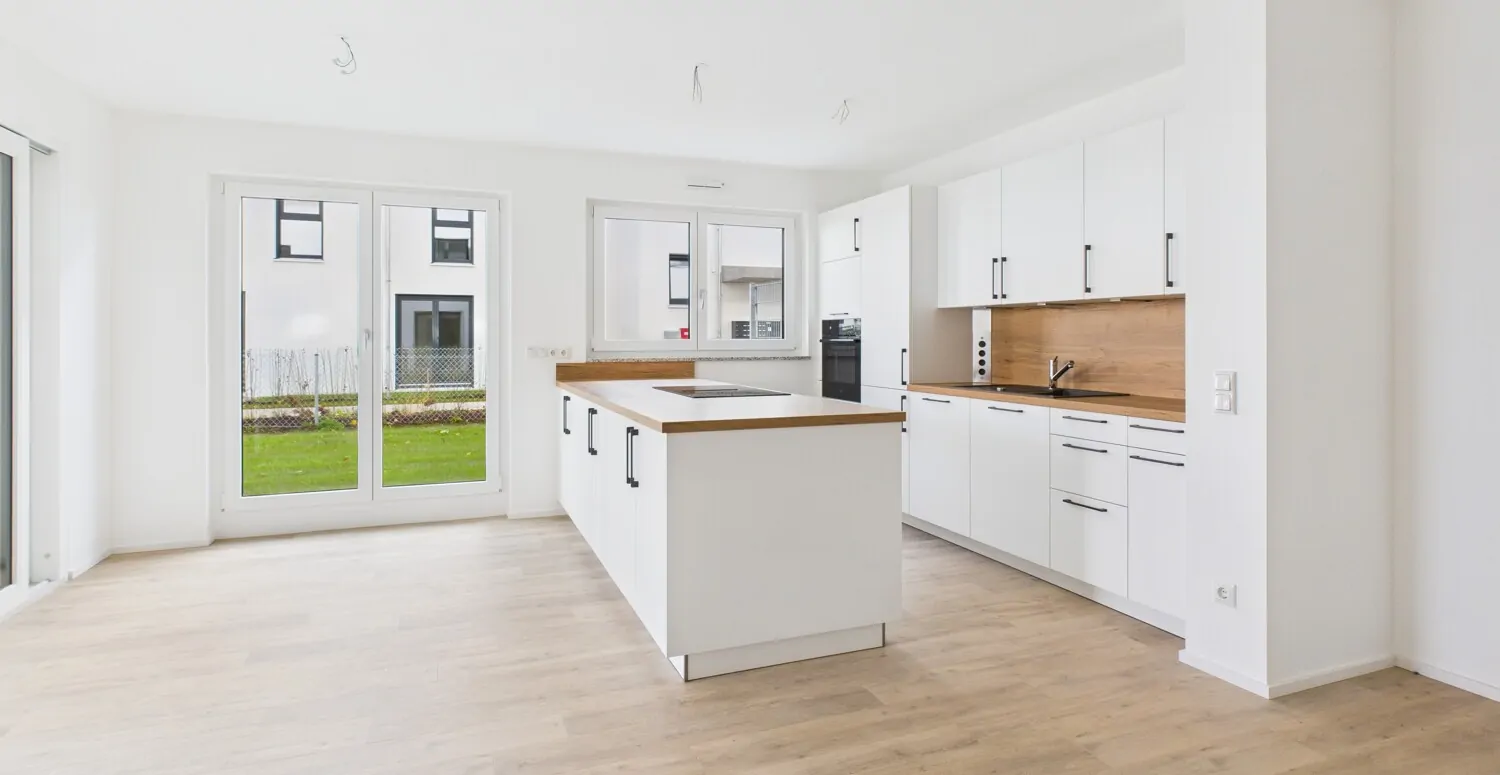 Erstbezug: Moderne Gartenwohnung in Leitershofen