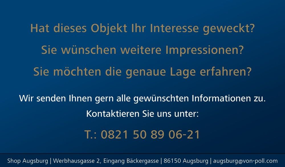 Barrierefrei mit Komfort – 2-Zimmer-Wohnung im Betreuten Wohnen in Wehringen