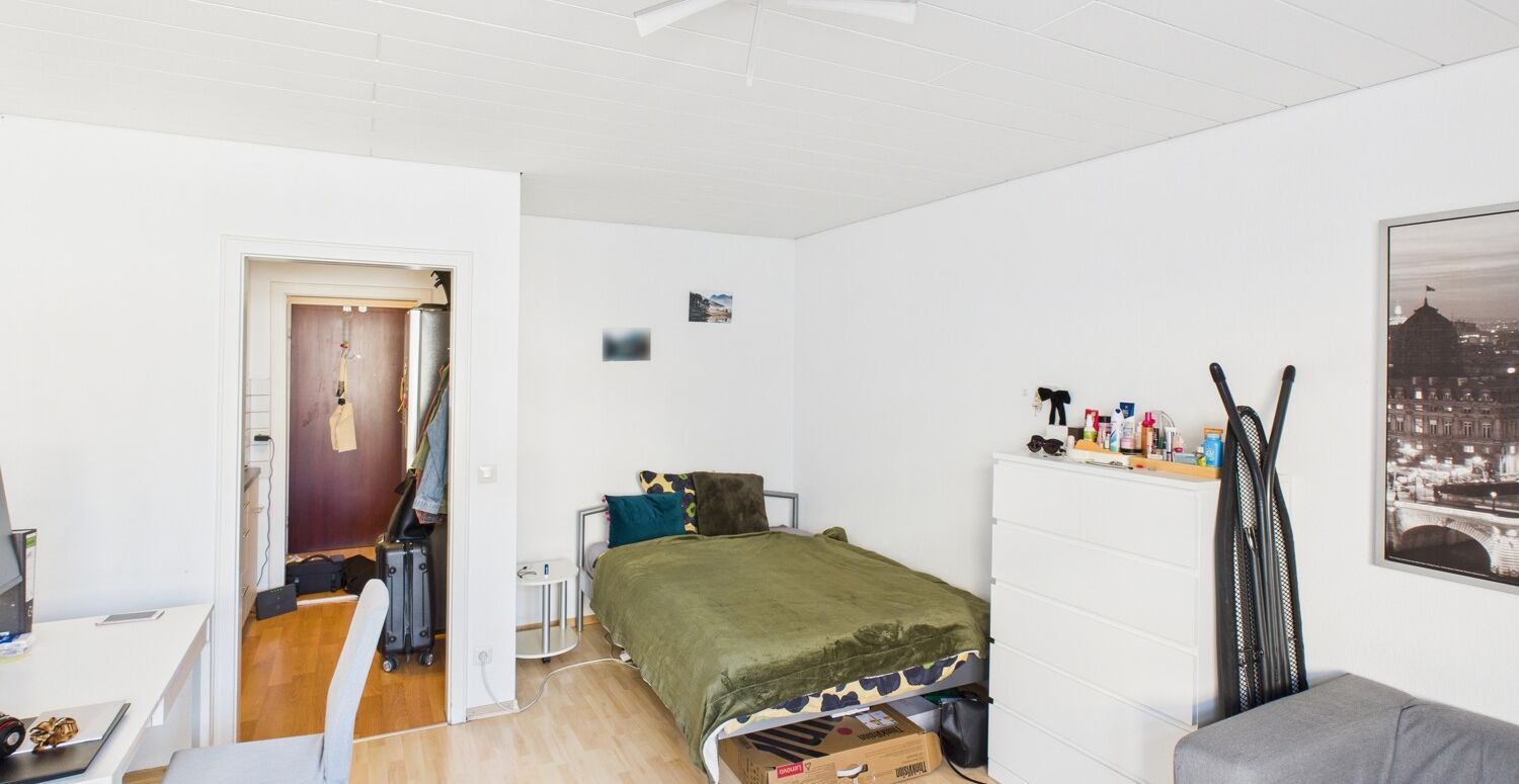 Komplett möbliertes 1-Zimmer-Appartment im Zentrum von Augsburg