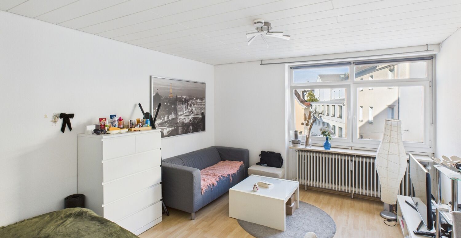 Komplett möbliertes 1-Zimmer-Appartment im Zentrum von Augsburg