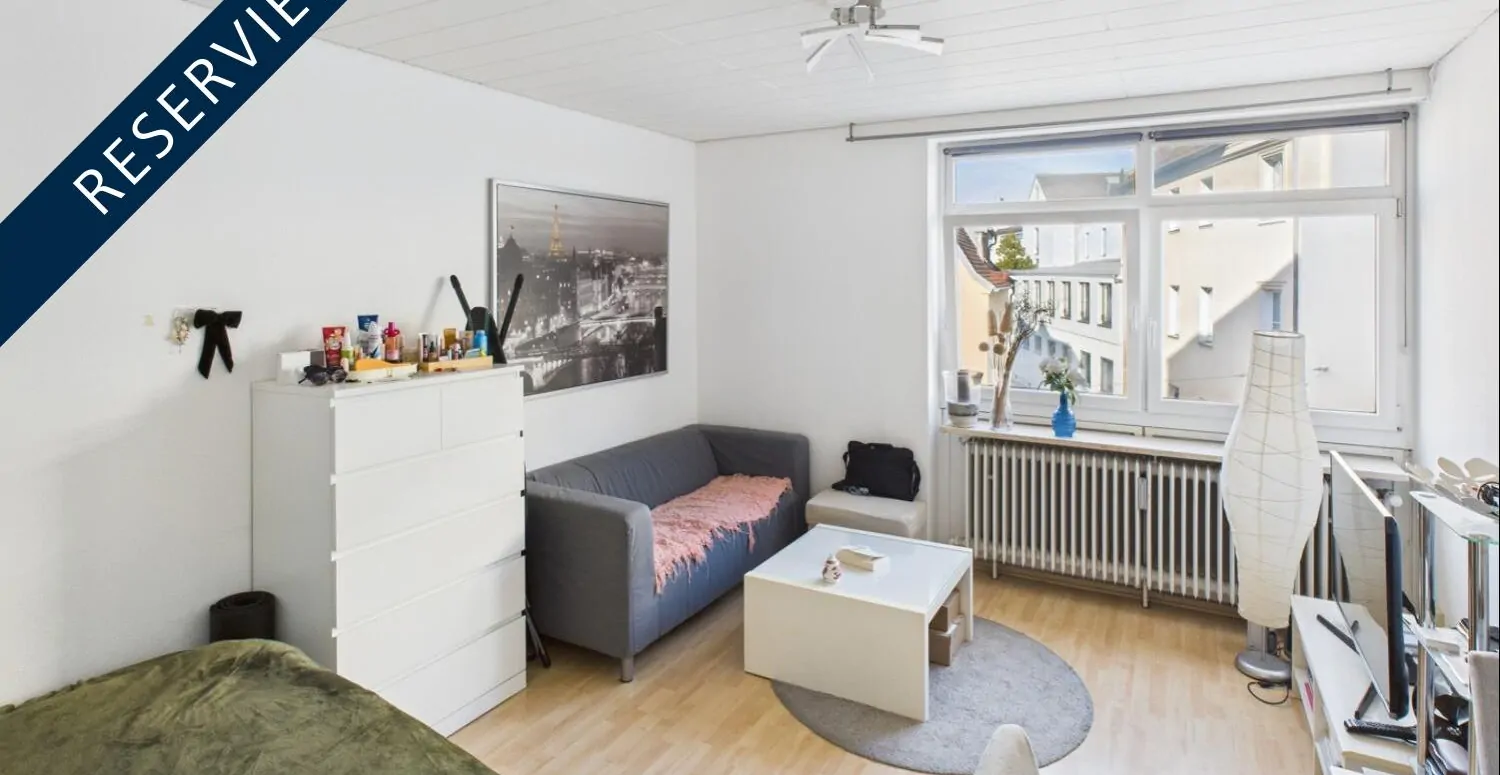 RESERVIERT: Komplett möbliertes 1-Zimmer-Appartment im Zentrum von Augsburg