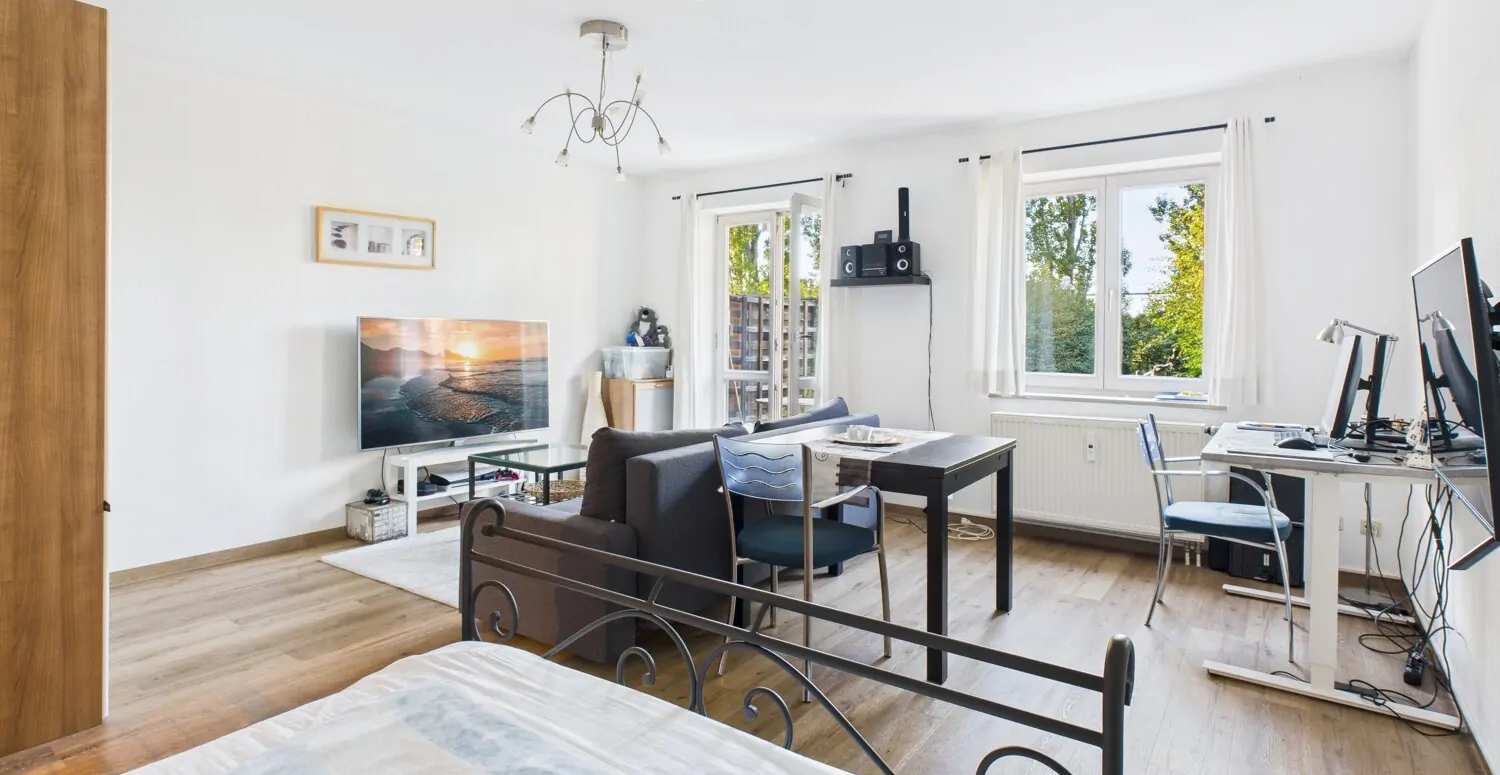 Möbliertes Apartment mit Terrasse und Garten in zentraler Lage