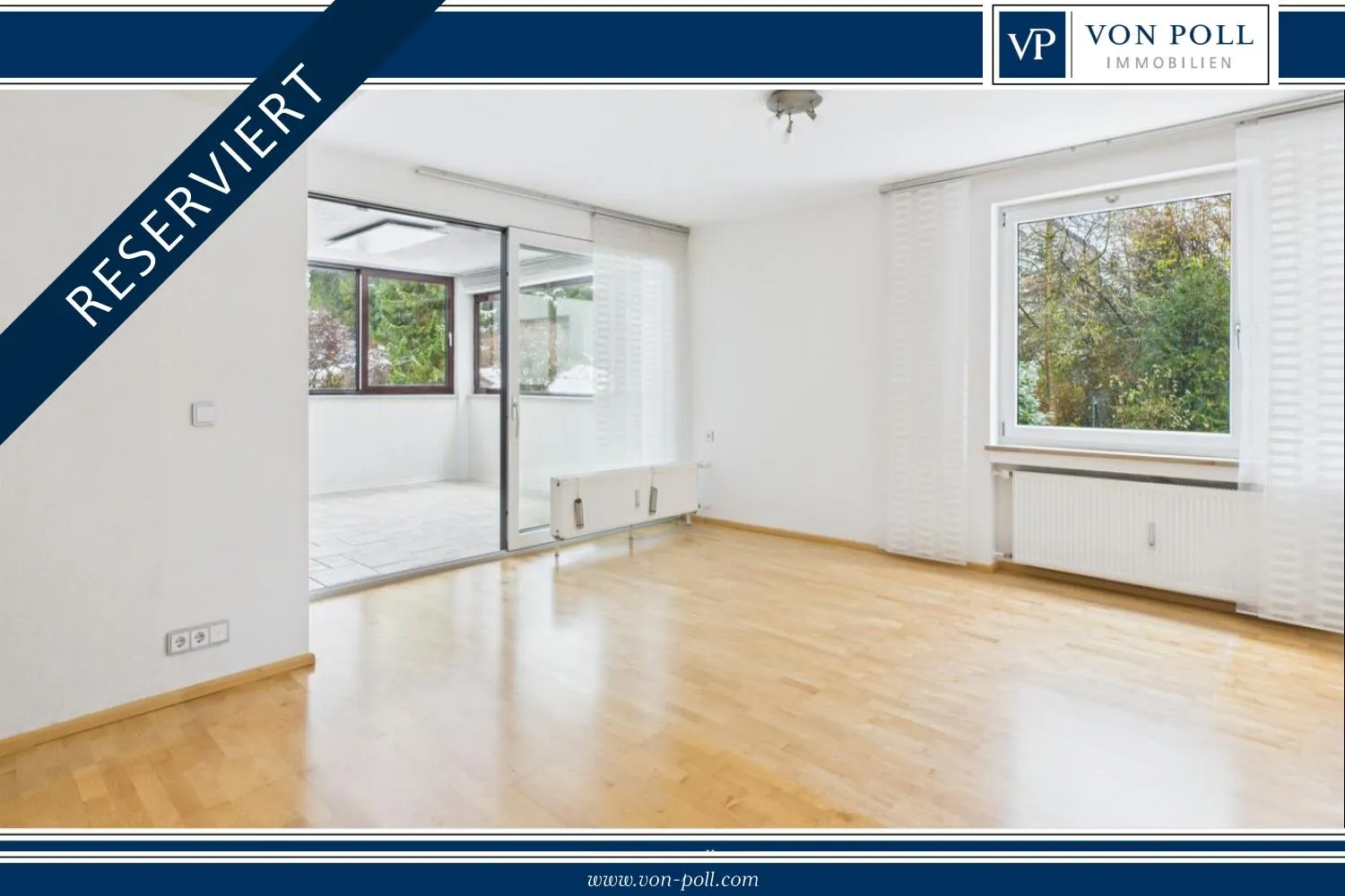 RESERVIERT: Ruhige 3-Zimmer-Wohnung mit Wintergarten inkl. Tiefgaragenstellplatz