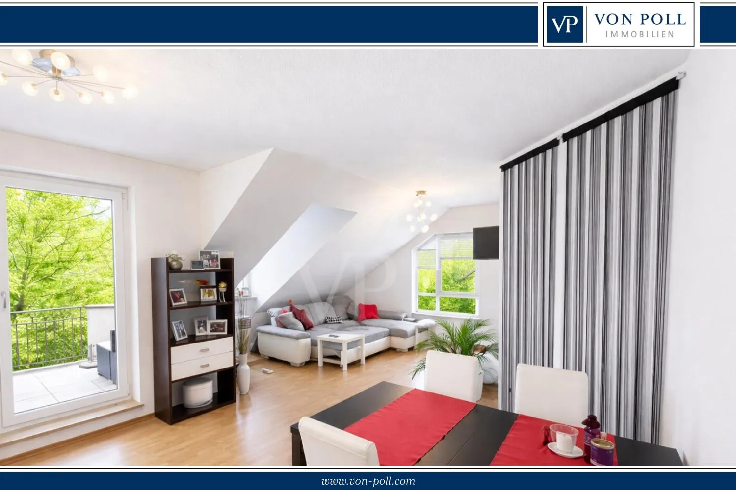 Wohnkomfort mit durchdachtem Grundriss,  Balkon und Loggia