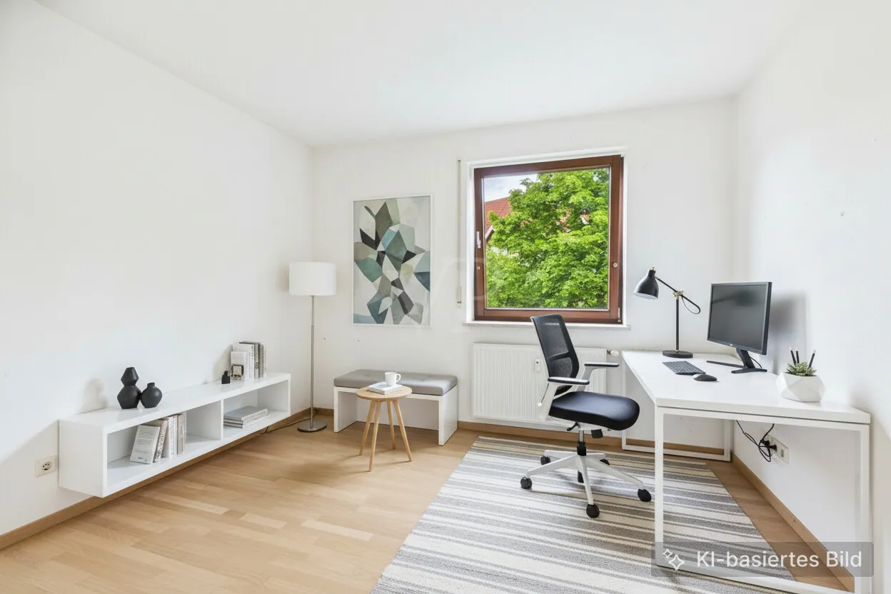 Lichtdurchflutete 3-Zimmer-Wohnung mit Balkon