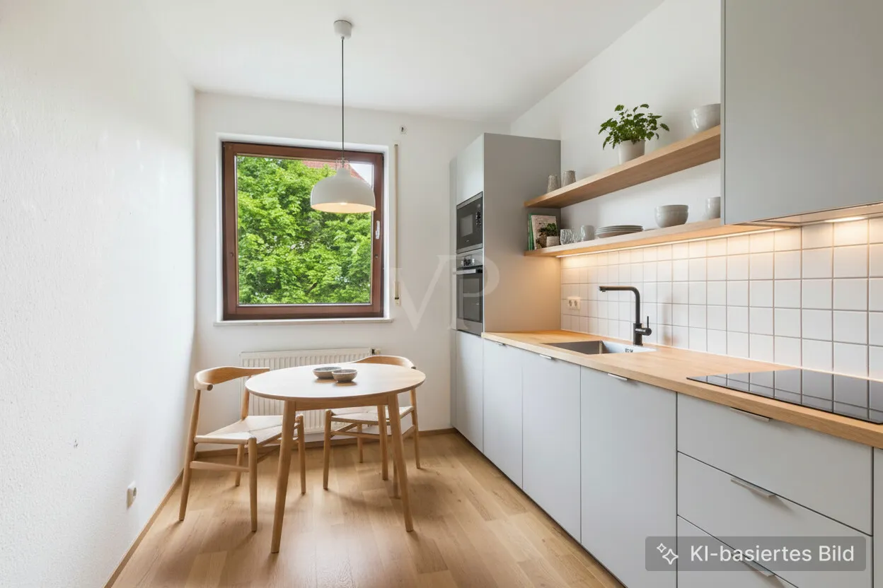 Lichtdurchflutete 3-Zimmer-Wohnung mit Balkon
