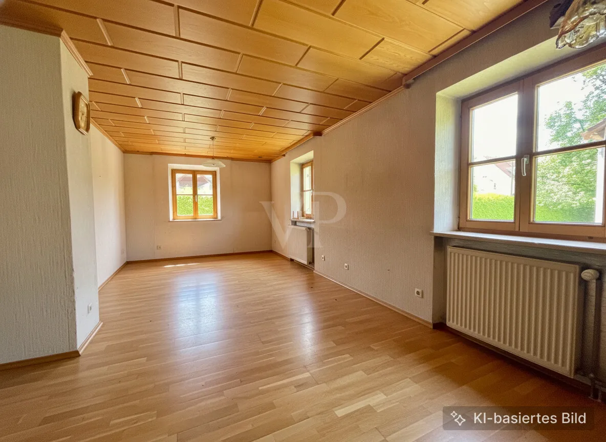 Einfamilienhaus auf großem Grundstück