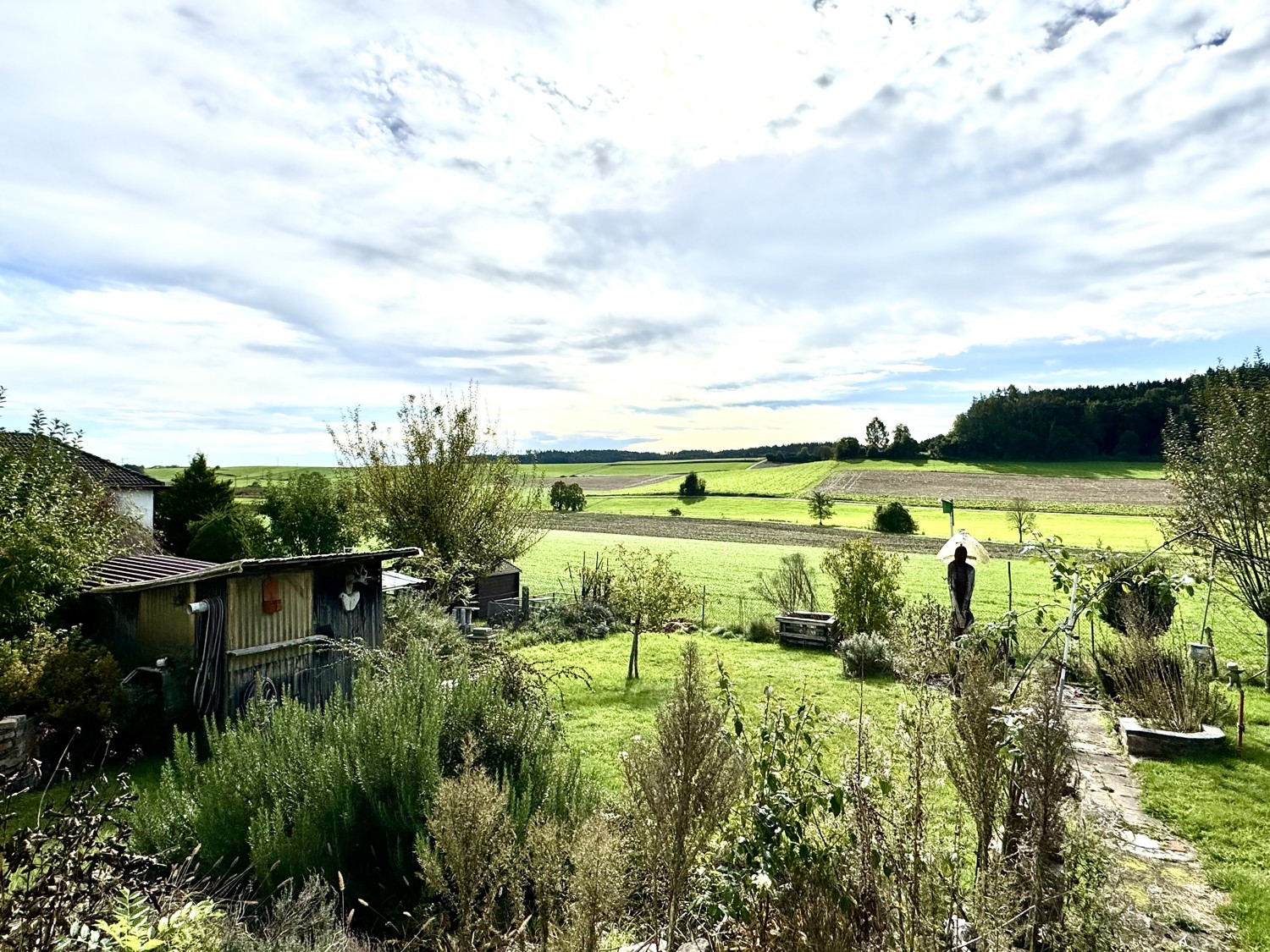 Gemütlich wohnen mit Blick in die Natur, ruhig und sonnig