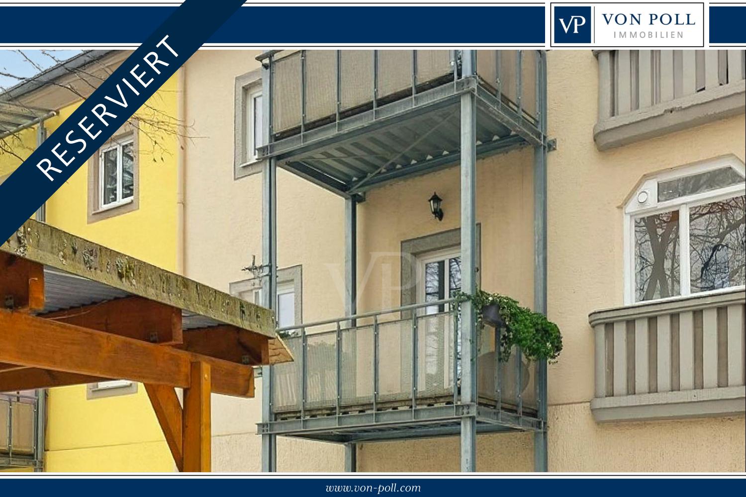 Gut geschnittene 3-Zimmer-Wohnung mit Balkon und ruhiger Lage