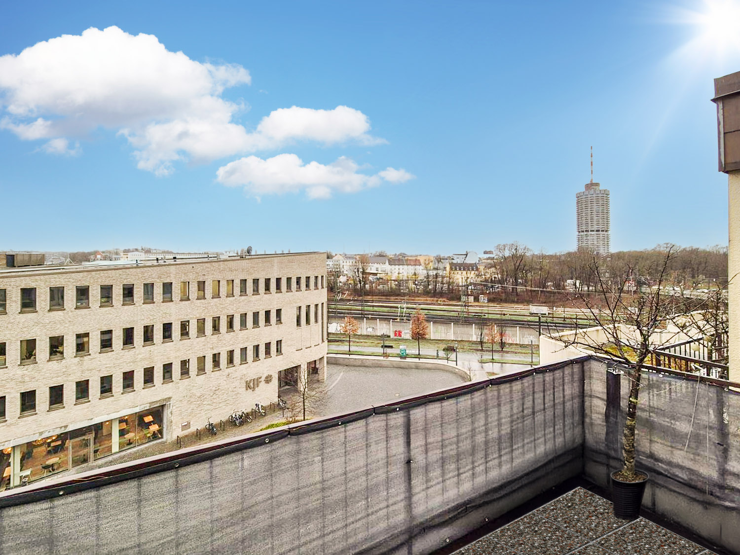 Traumhafte 2-Zimmer-Wohnung mit Dachterrasse und fantastischem Ausblick