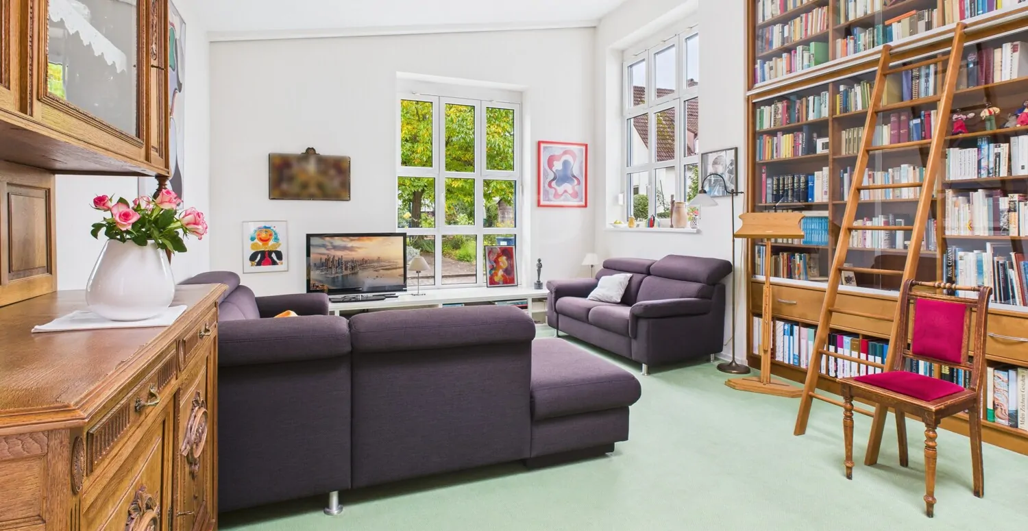 Modernisierte Doppelhaushälfte am Feldrand