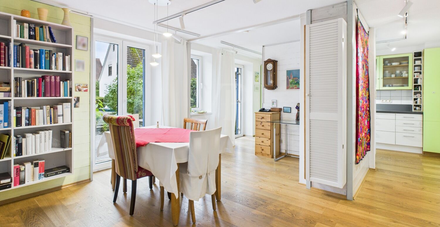 Modernisierte Doppelhaushälfte am Feldrand